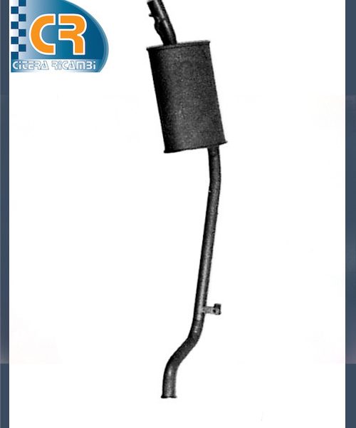 marmitta posteriore fiat panda 141  1.0 4x4  1.0 2wd